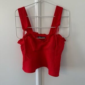 NWT! Red Zara Sleeveless Top